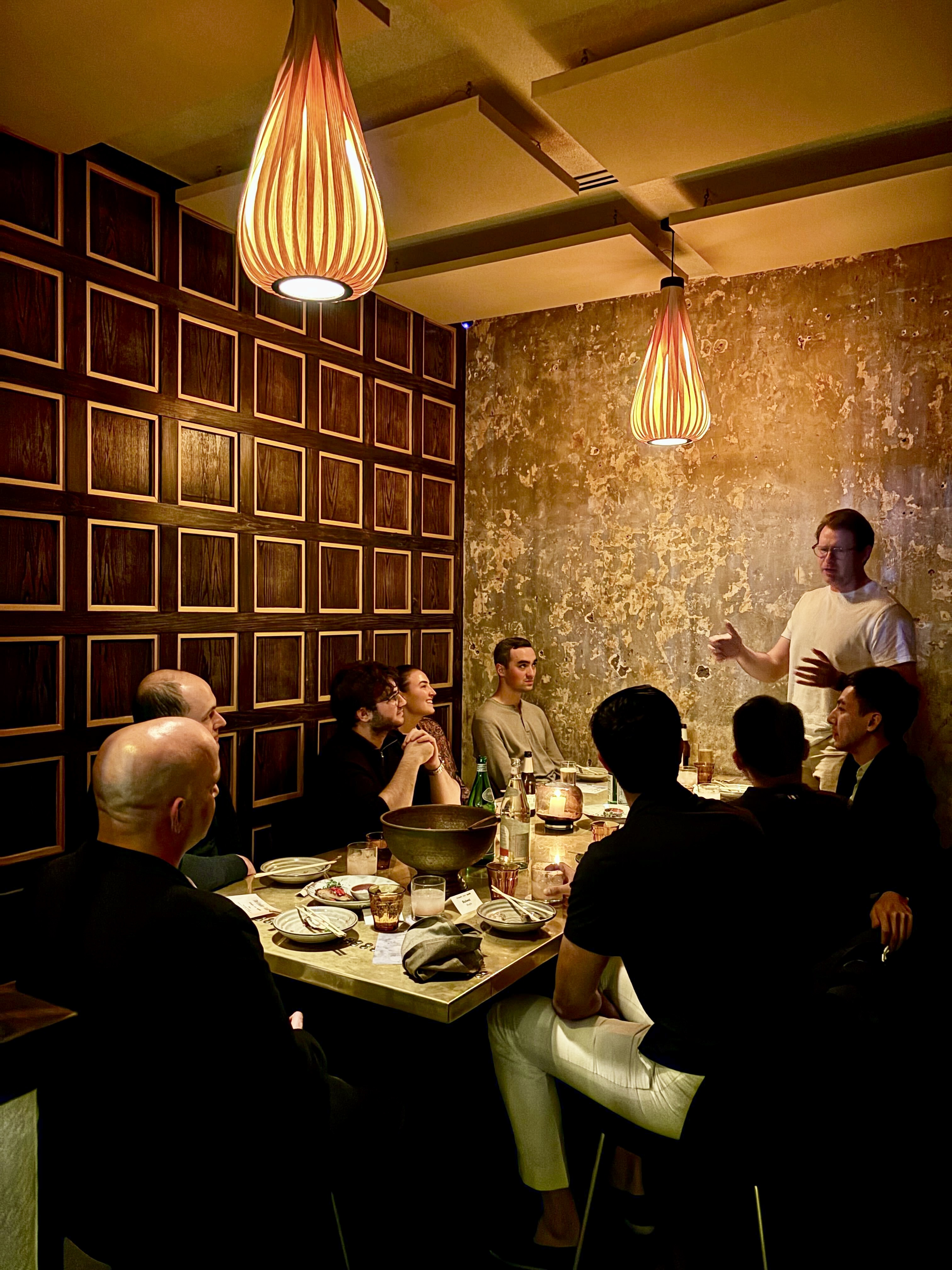 Private equity dinner